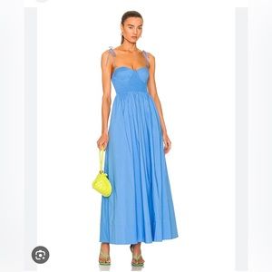 Staud Landry Dress Size Small - Blue